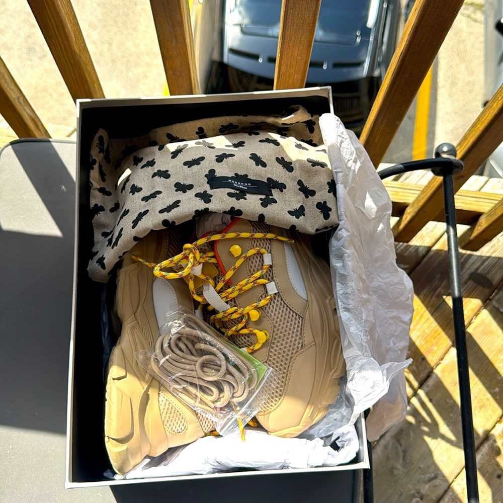 MaxMara woman’s Yellow and Orange Sneakers - Picture 10 of 11